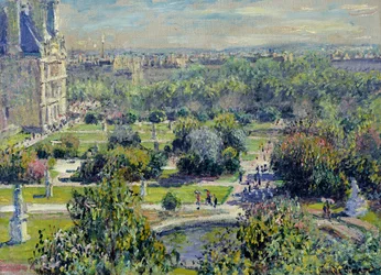 View of the Tuileries Gardens, Paris